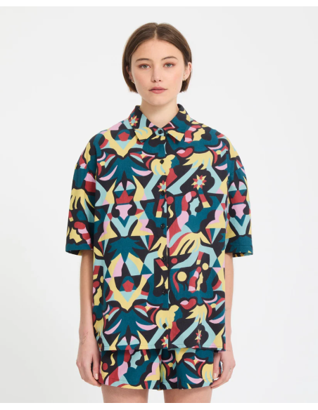 Women's Volcom Fa Bruno Lucas Shirt Ss