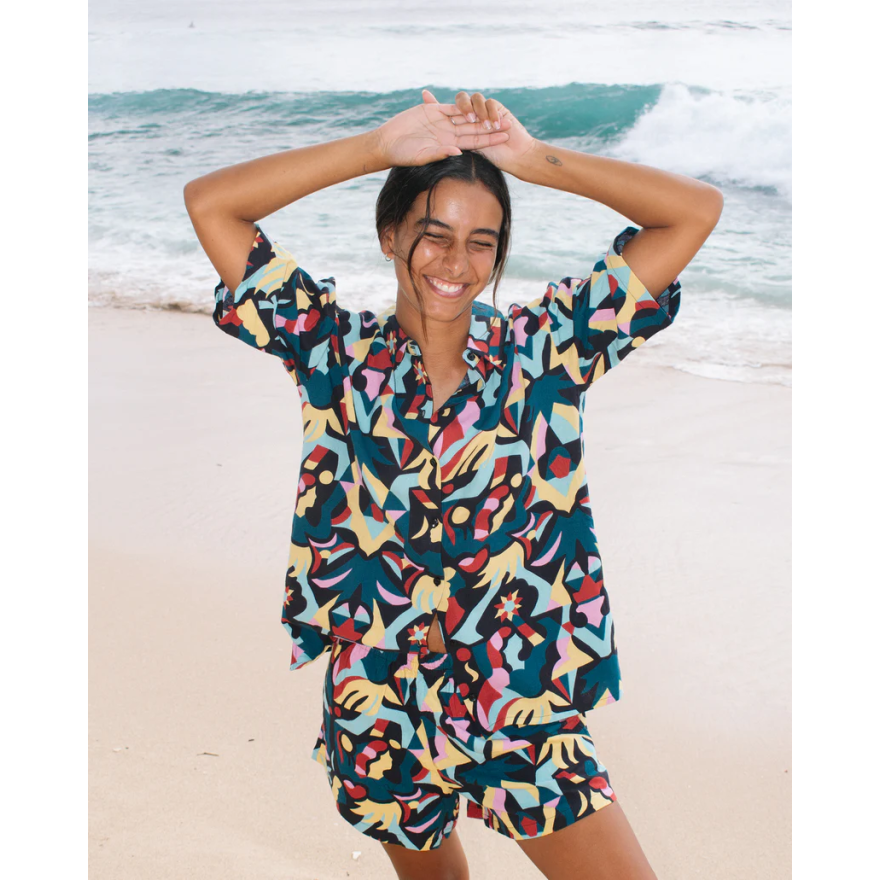 Women's Volcom Fa Bruno Lucas Shirt Ss