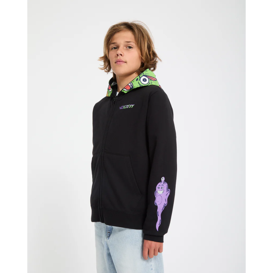 Kid's Volcom Fa Ben Sanair Zip Hoodie