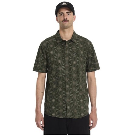 Men's Volcom Scaler Stone Woven Shirt Ss