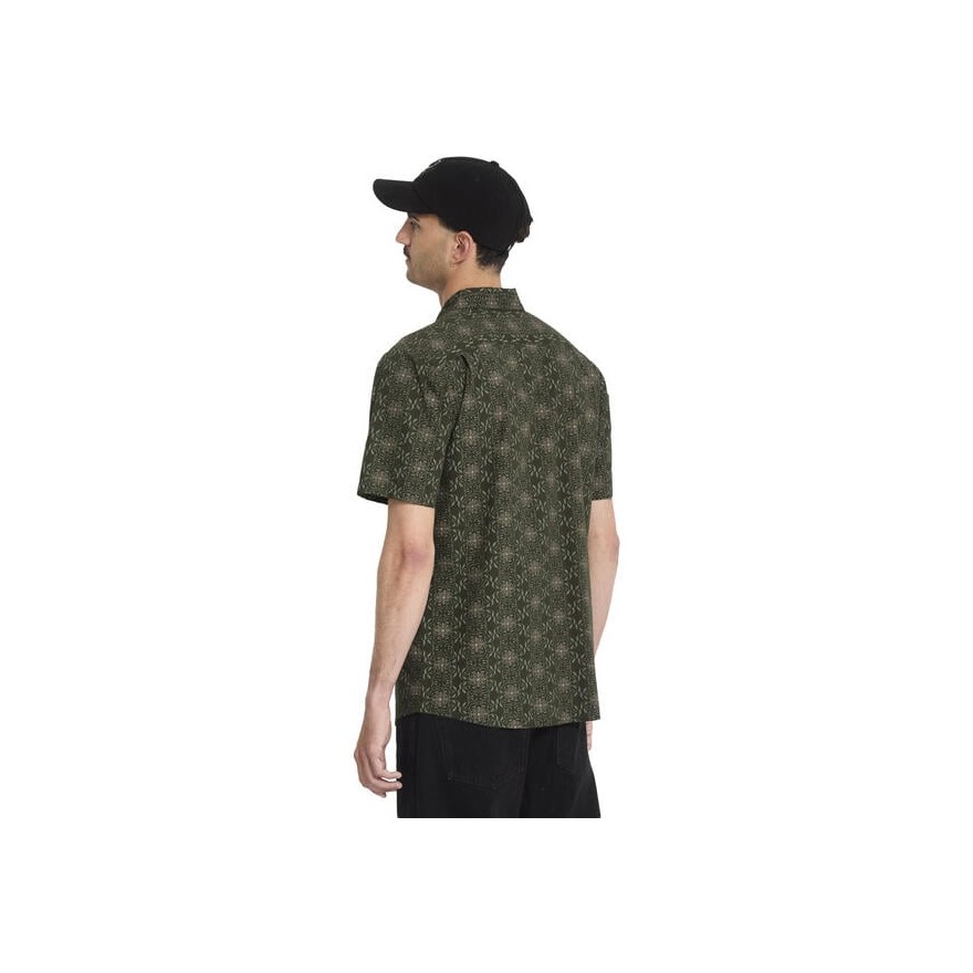 Men's Volcom Scaler Stone Woven Shirt Ss