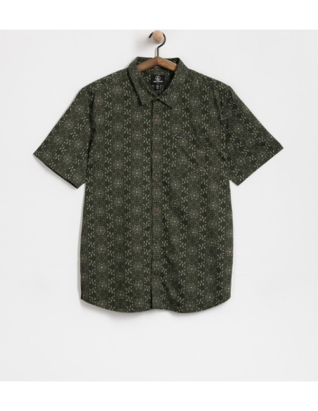 Men's Volcom Scaler Stone Woven Shirt Ss