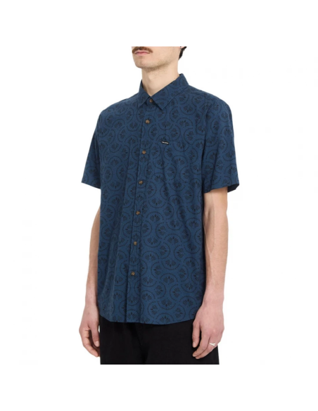 Men's Volcom Scaler Stone Woven Shirt Ss