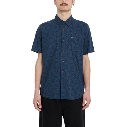 Men's Volcom Scaler Stone Woven Shirt Ss