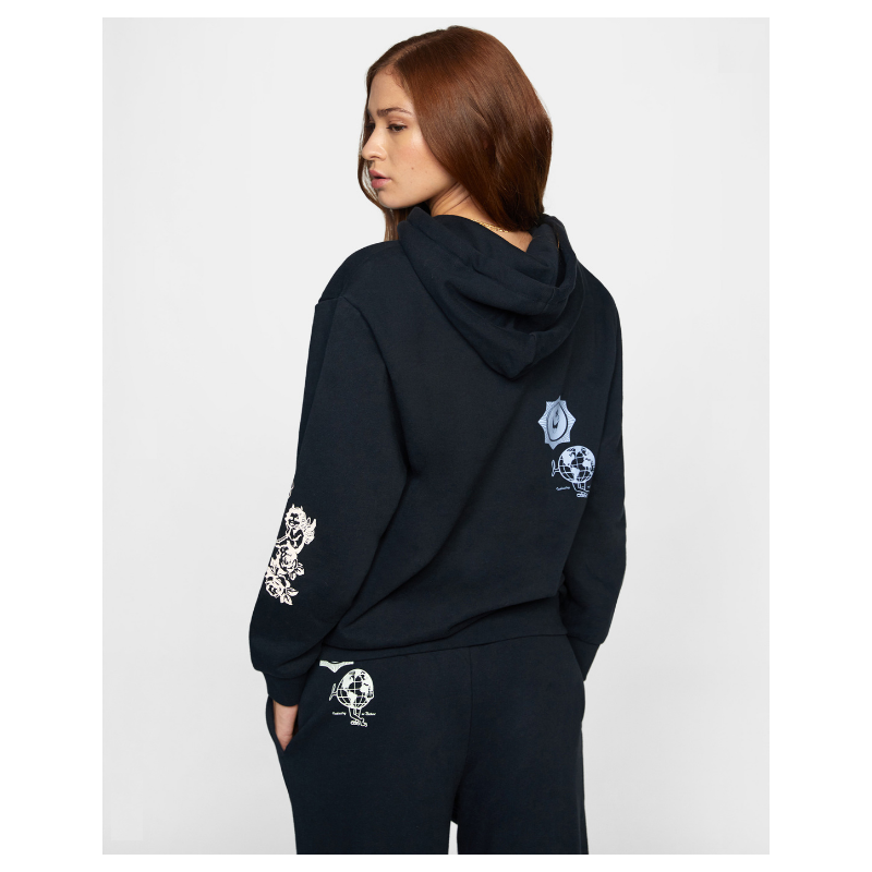 Women's Rvca Mash Up Hoodie Women's Rvca Mash Up Hoodie