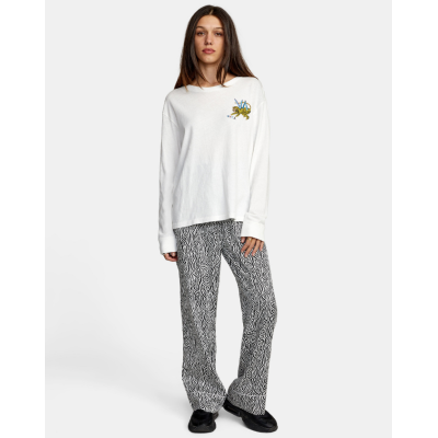 Women's Rvca Leines Tiger L/s