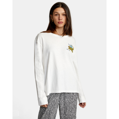 Women's Rvca Leines Tiger L/s