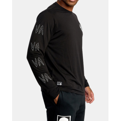 Men's Rvca Leines Banner Ls