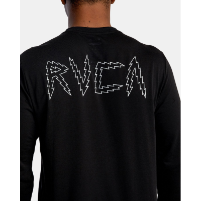 Men's Rvca Leines Banner Ls