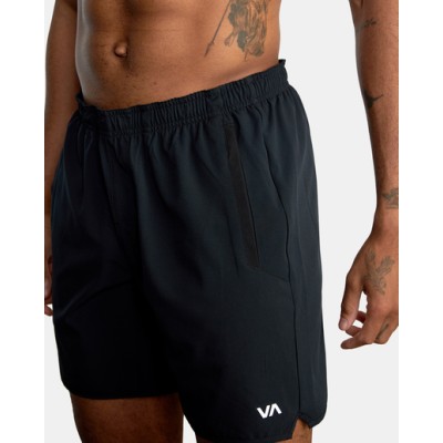RVCA YOGGER STRETCH ATHLETIC SHORTS 17"