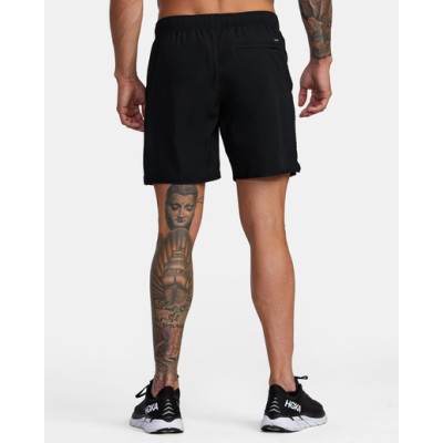 RVCA YOGGER STRETCH ATHLETIC SHORTS 17"