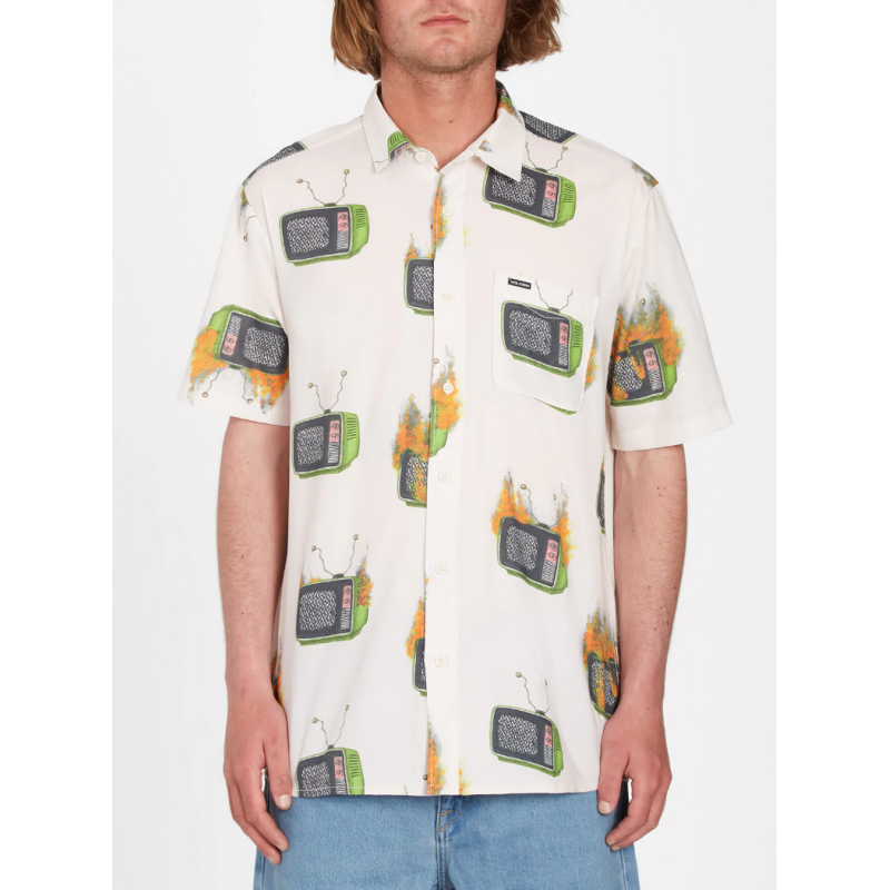 Men's Volcom Fa J Hager Woven Shirt Ss Men's Volcom Fa J Hager Woven Shirt Ss