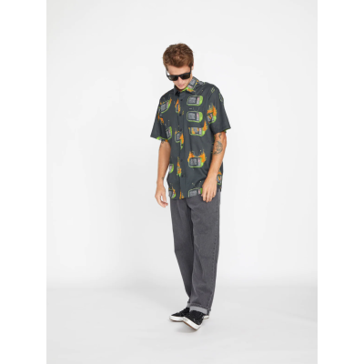 Men's Volcom Fa J Hager Woven Shirt Ss