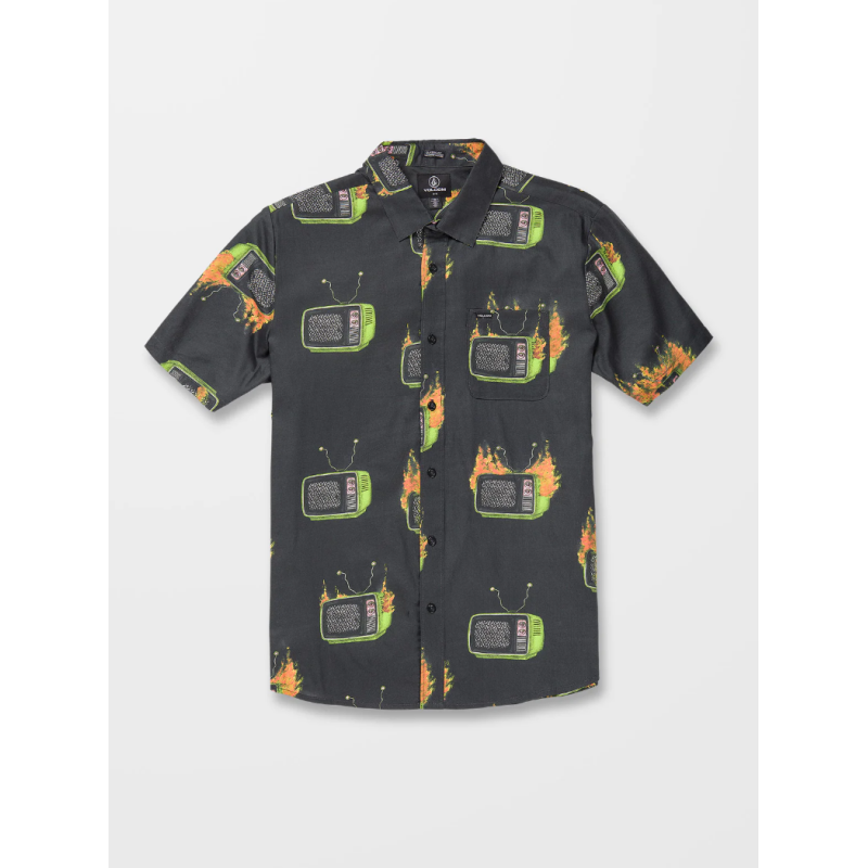 Men's Volcom Fa J Hager Woven Shirt Ss Men's Volcom Fa J Hager Woven Shirt Ss