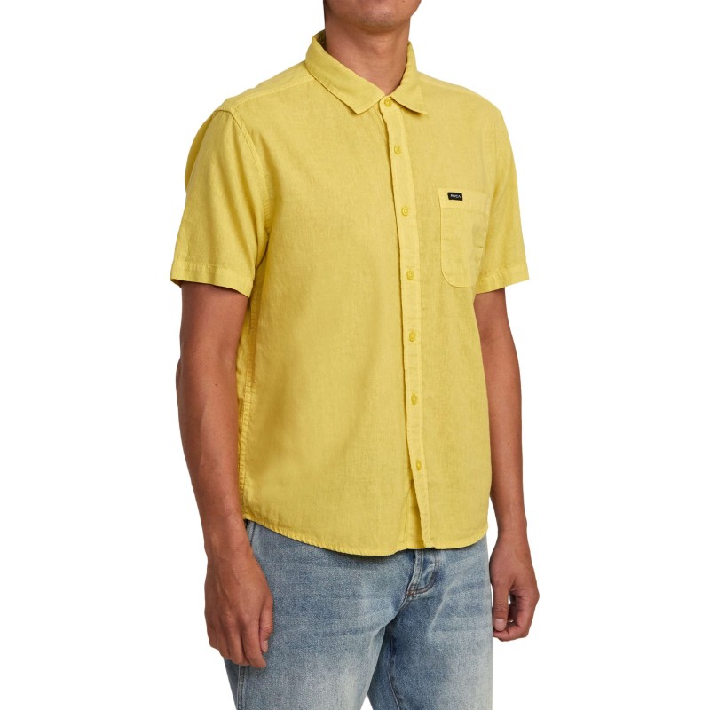 Men's Rvca Ptc Woven II Shirt Ss Men's Rvca Ptc Woven II Shirt Ss