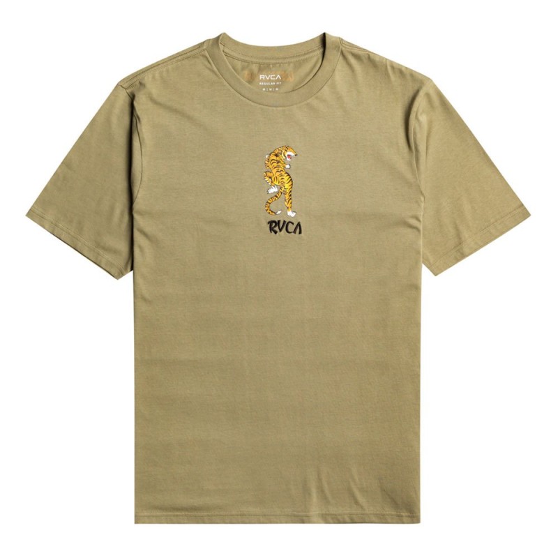 Men's Rvca Lost Paradise Tiger T-Shirt