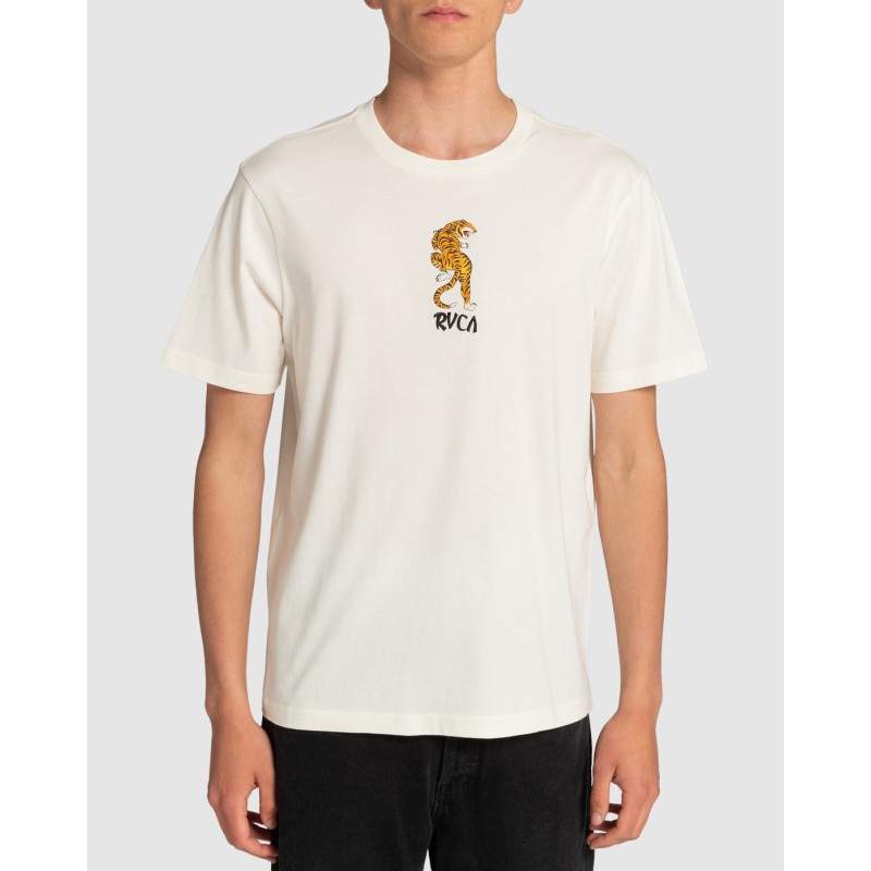 Men's Rvca Lost Paradise Tiger T-Shirt Men's Rvca Lost Paradise Tiger T-Shirt
