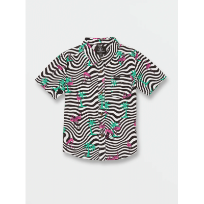 Kid's Volcom Flamingbros Shirt Ss