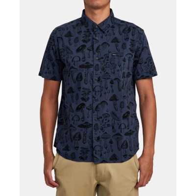 Men's Rvca Matus Mushroom Shirt Ss