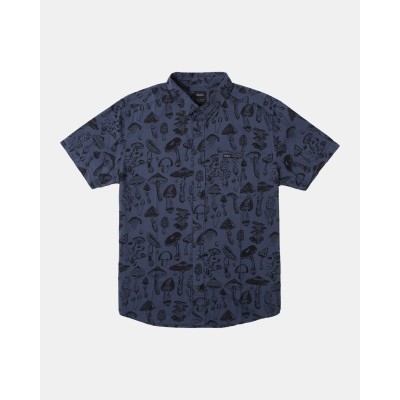 Men's Rvca Matus Mushroom Shirt Ss
