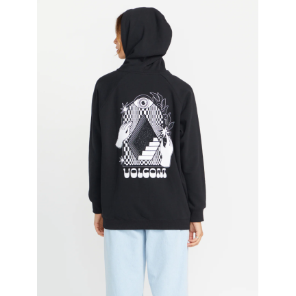Women's Volcom Truly Stoked Bf Pullover Hoodie