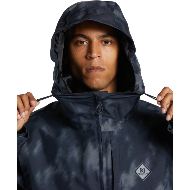 Men's Dc Basis Print Snow Jacket