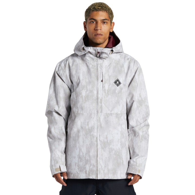 Men's Dc Basis Print Snow Jacket