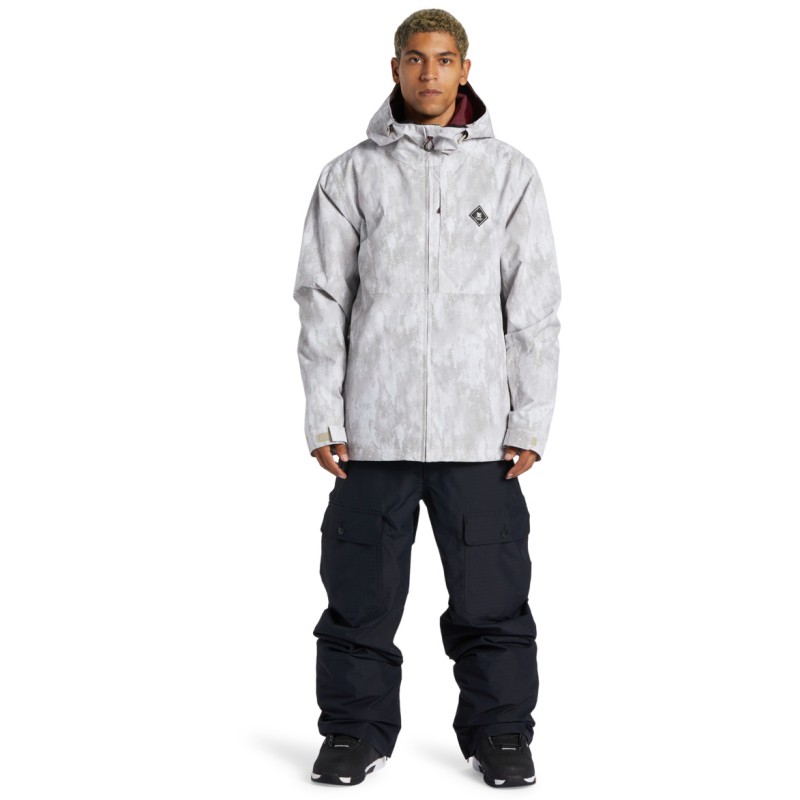 Men's Dc Basis Print Snow Jacket