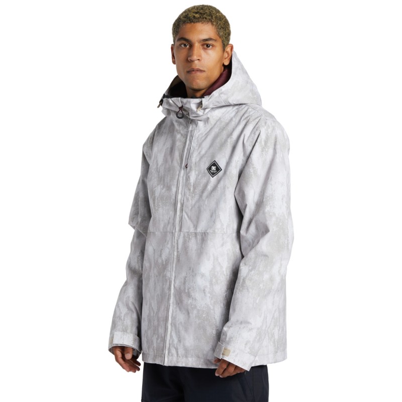 Men's Dc Basis Print Snow Jacket