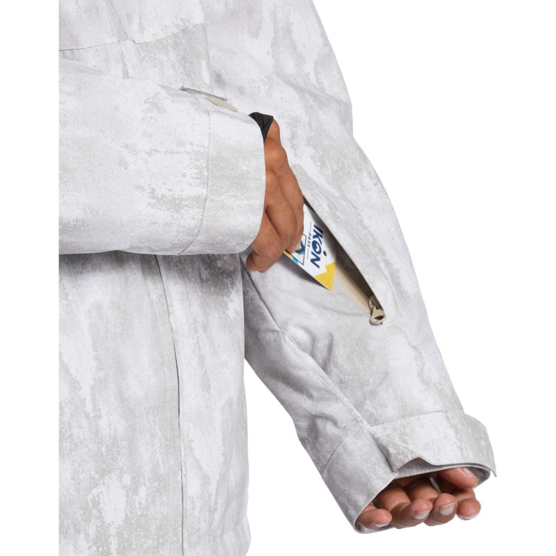 Men's Dc Basis Print Snow Jacket