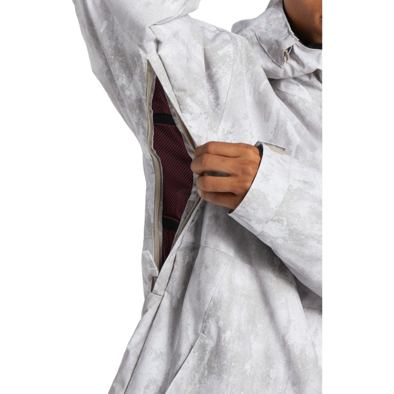 Men's Dc Basis Print Snow Jacket