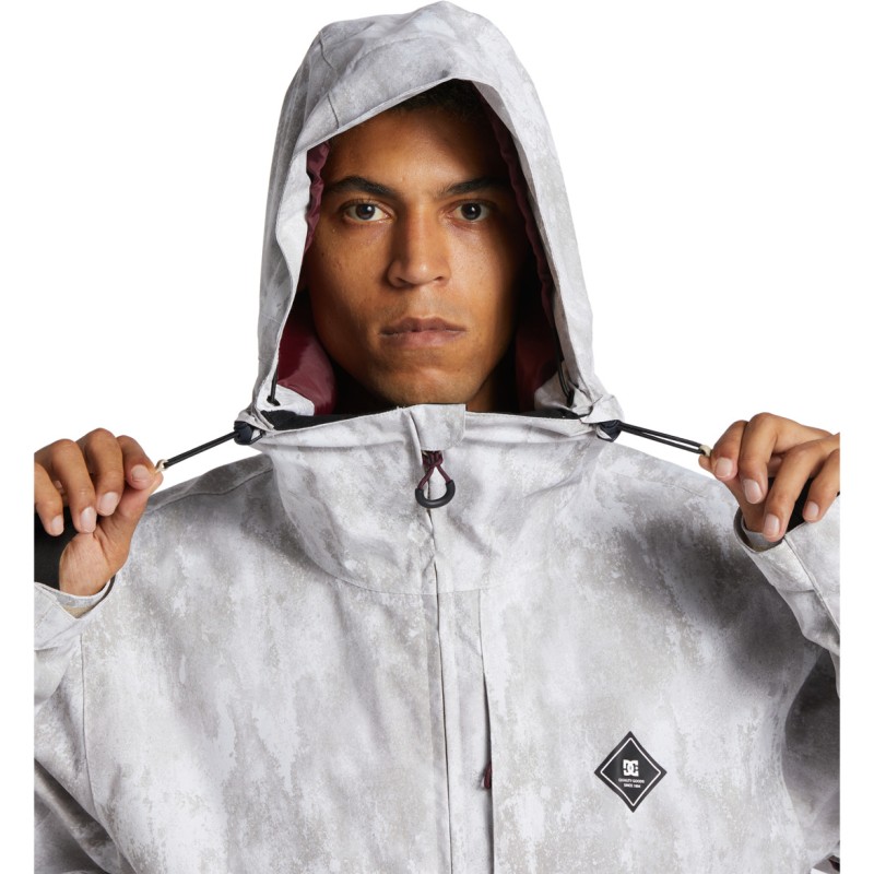 Men's Dc Basis Print Snow Jacket