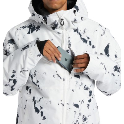 Men's Dc Basis Print Snow Jacket