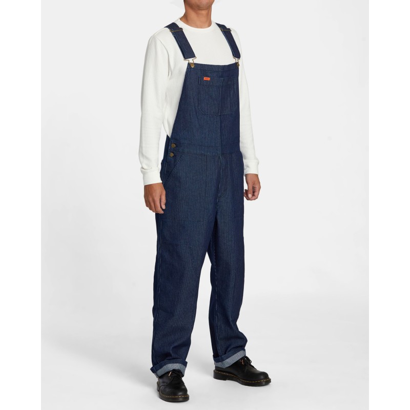 Men's Rvca Chainmail Overall Pant Men's Rvca Chainmail Overall Pant