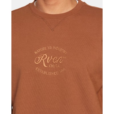 Men's Rvca Balance Café Crew
