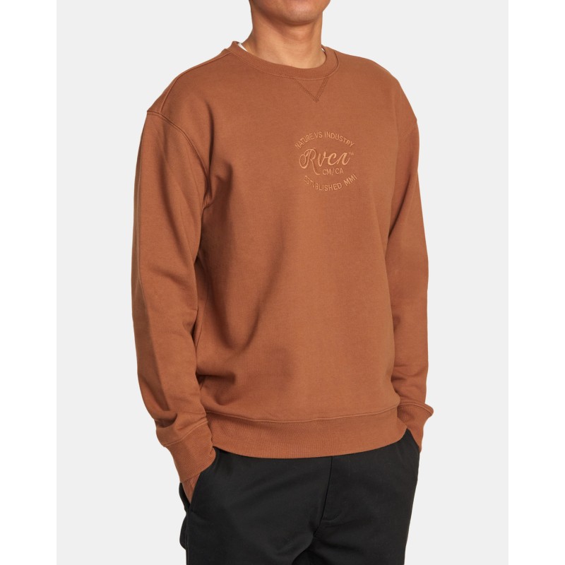 Men's Rvca Balance Café Crew