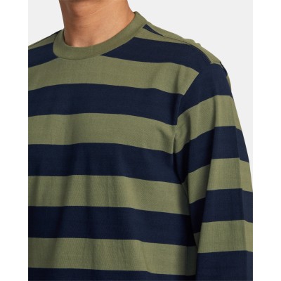 Men's Rvca Chainmail Stripe Ls