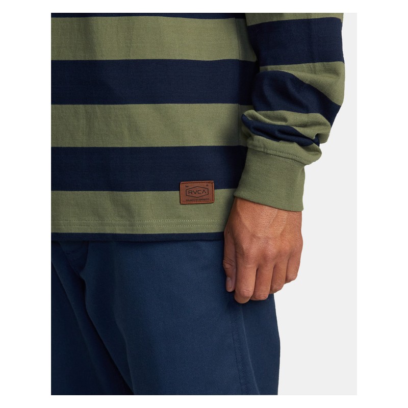 Men's Rvca Chainmail Stripe Ls Men's Rvca Chainmail Stripe Ls