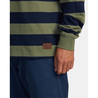 Men's Rvca Chainmail Stripe Ls