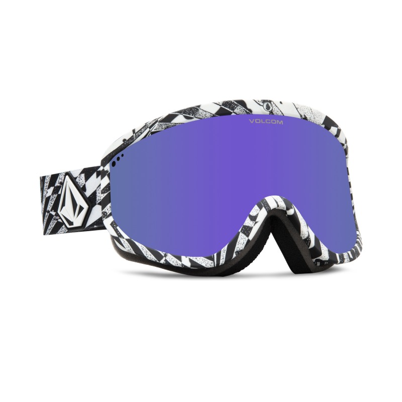 Volcom Footprints Op Art Goggle Purple Chrome + BL