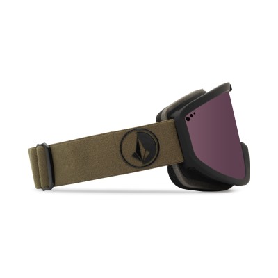 Volcom Footprints Military Black Goggle Light Bronze + BL