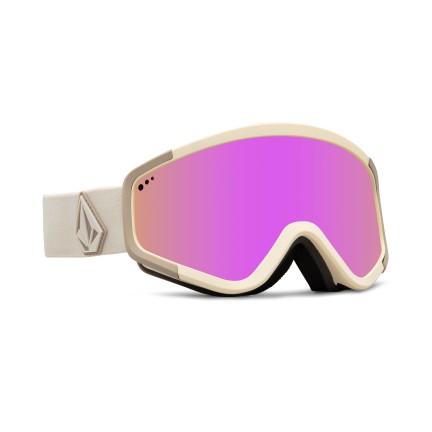 Volcom Attunga Khakiest Sand Goggle Pink Chrome + BL