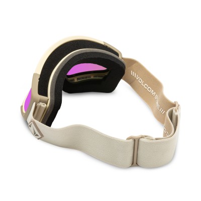 Volcom Attunga Khakiest Sand Goggle Pink Chrome + BL