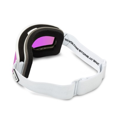 Volcom Garden Matte White Goggle Pink Chrome